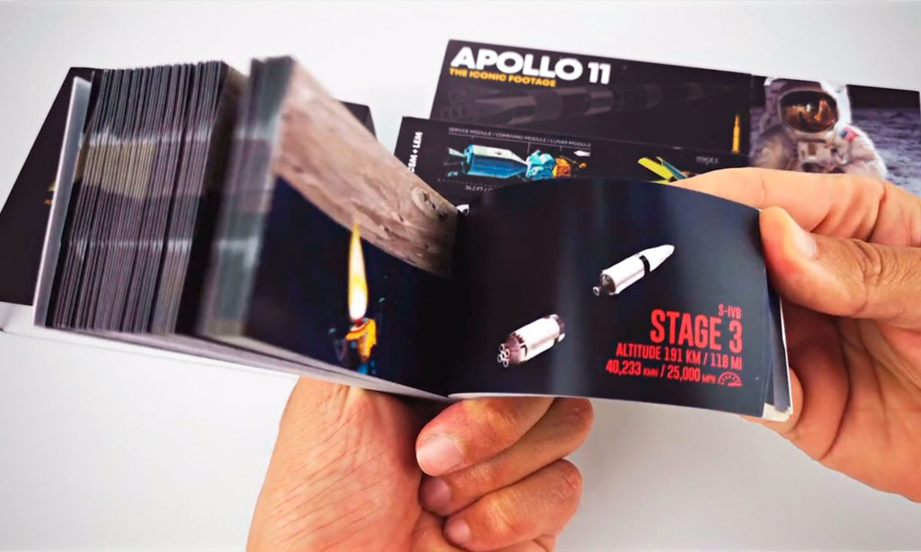 Apollo 11 Epic Moon Landing Flip Book Edition