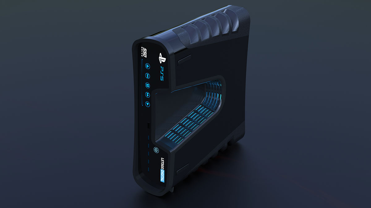 Ps5 Build Playstation 5 Rendered Based On Patent Filed, Please Do Not Let It Be ...