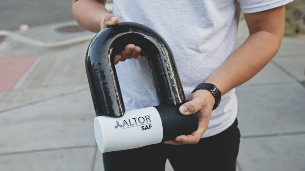 SAF Lock Angle Grinder Proof Bike Lock