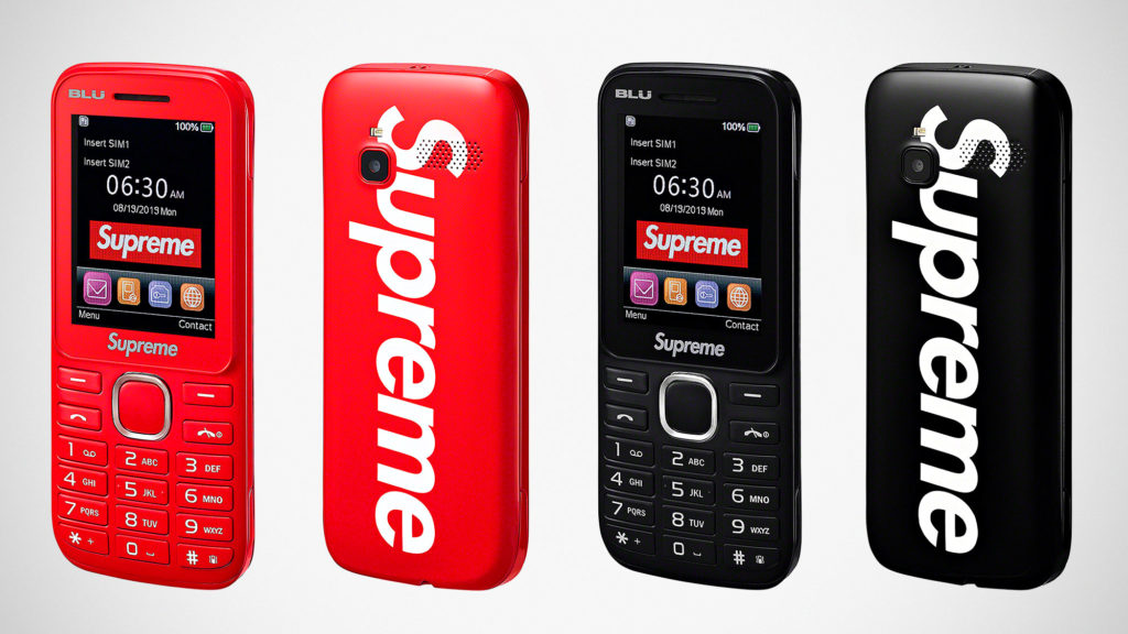 Supreme x BLU Burner Phone