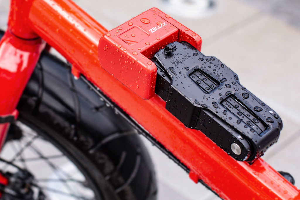 ZiiLock Foldable Biometric Keyless Bike Lock