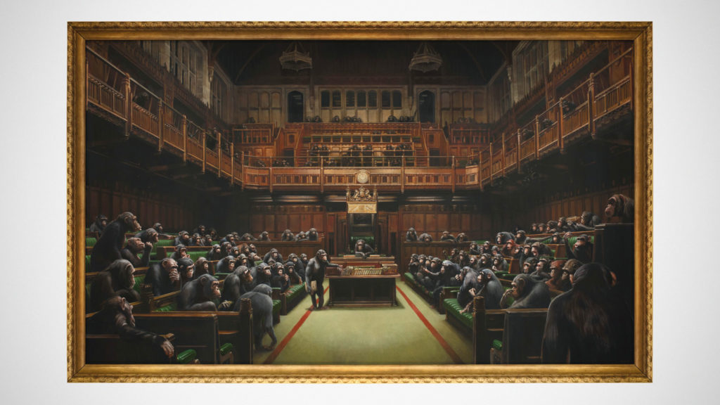 Devolved Parliament by Banksy Auction
