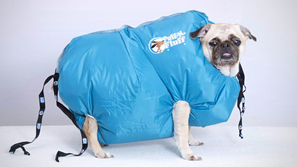 Puff-N-Fluff Wearable Dog Dryer