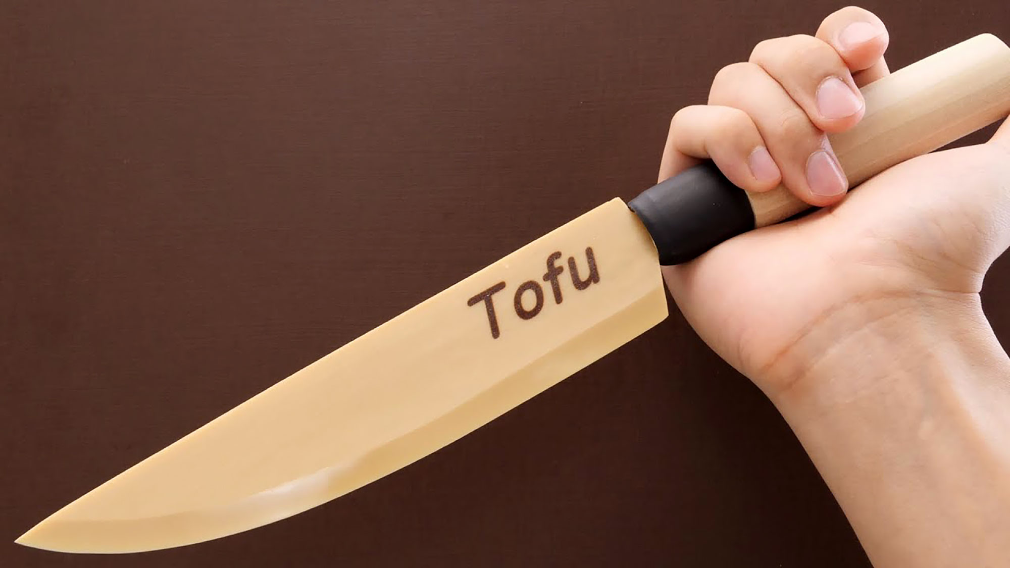 Watch Some Dude Turned Homemade Tofu Into A Functioning Kitchen Knife 