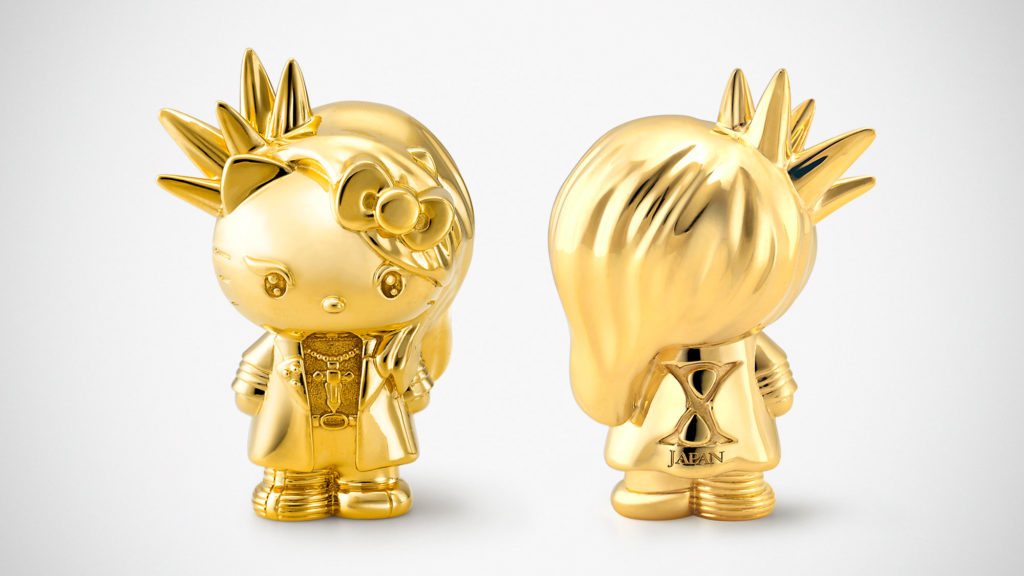 18 Karat Gold Yoshikitty Statuette