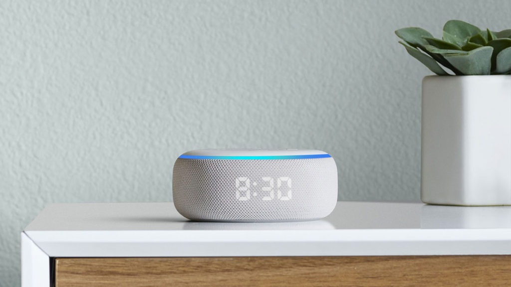 Amazon Echo Dot with Clock