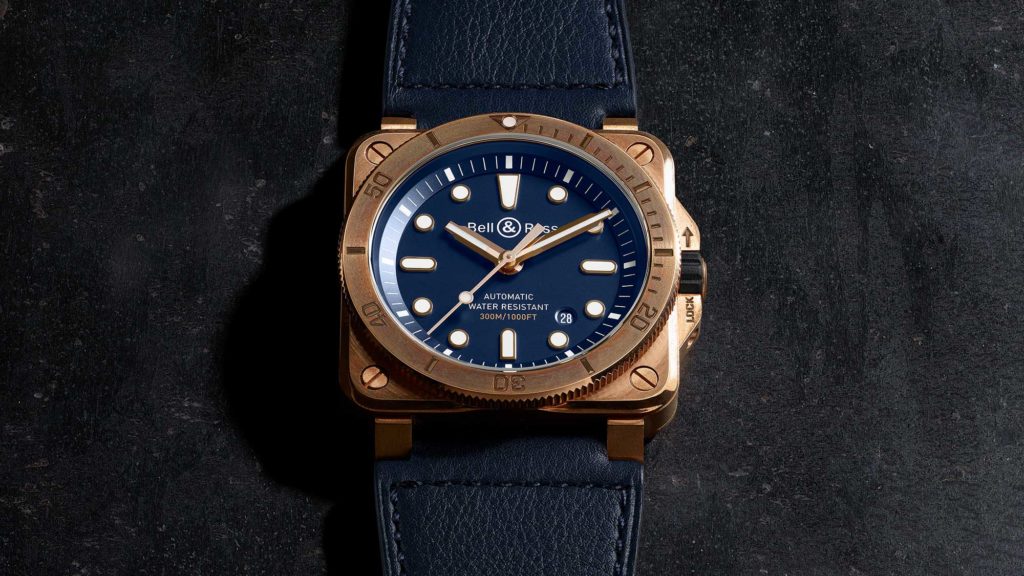 Bell & Ross BR03-92 Diver Bronze Navy Blue