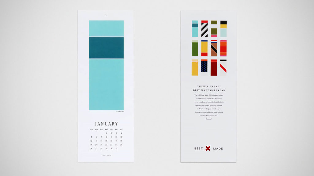 Best Made 2020 Axe Calendar