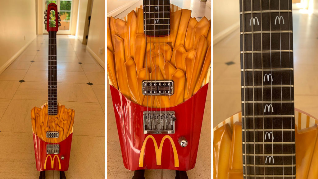 Custom French Fry Electric Guitar