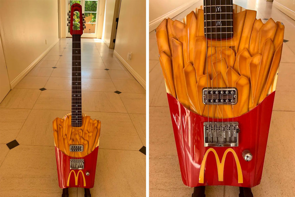 Custom French Fry Electric Guitar