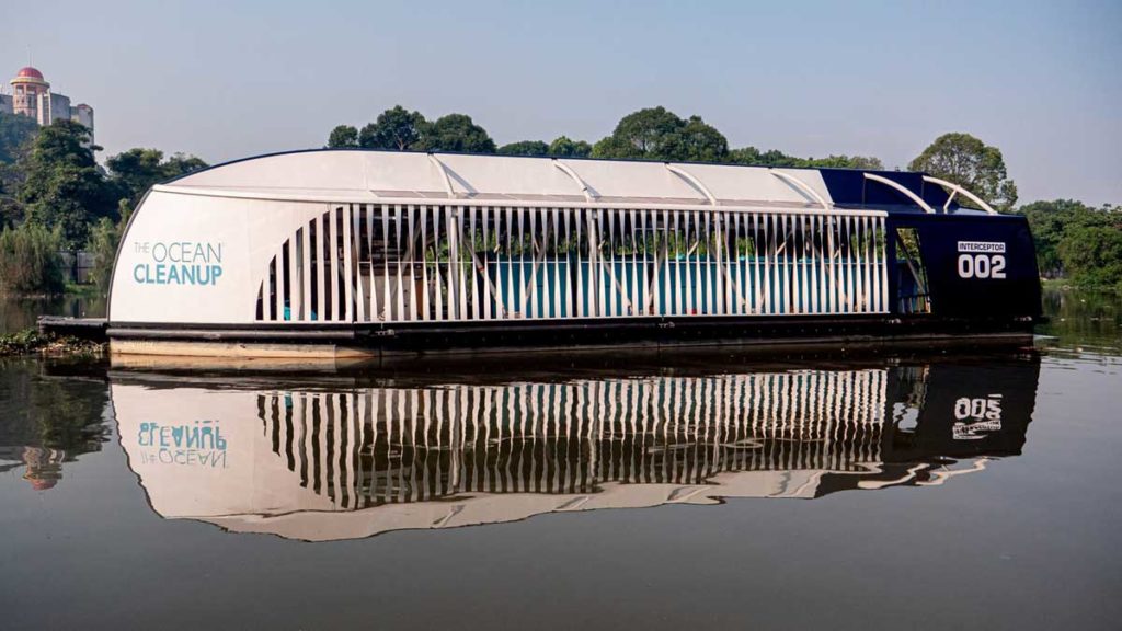 The Ocean Cleanup Interceptor River Trash Collector