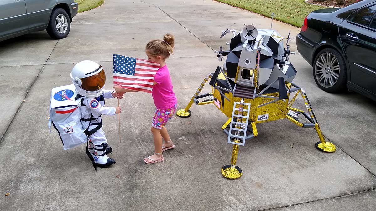 Lunar Module Costume: One Small Step For Kids, One Giant Leap For ...