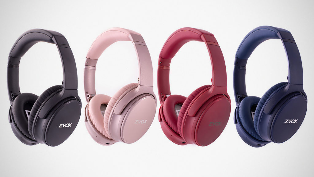 This Is ZVOX AV50, A Pair Of Noise Cancelling Headphones For People