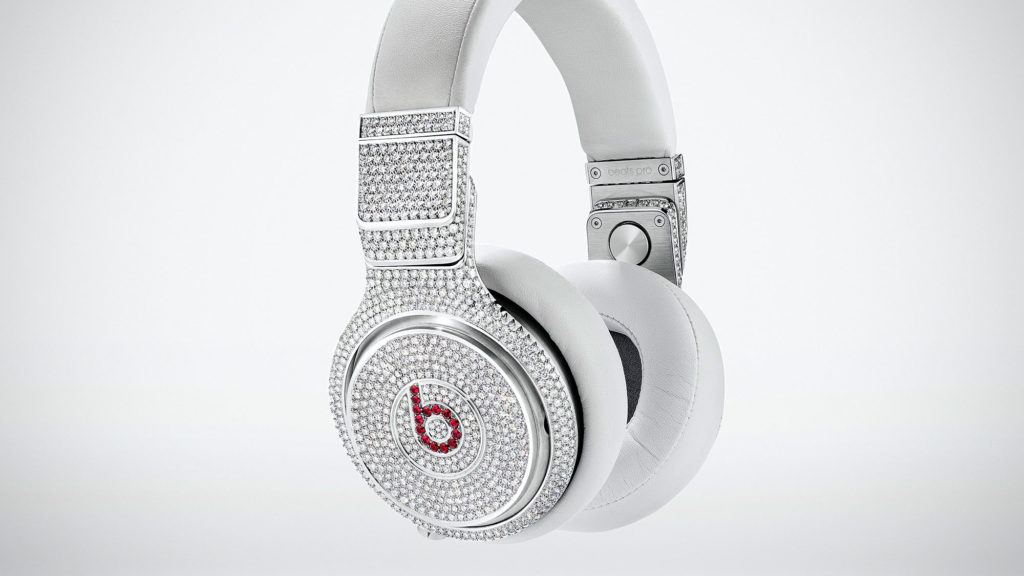 Diamond and Ruby Beats Pro Headphones