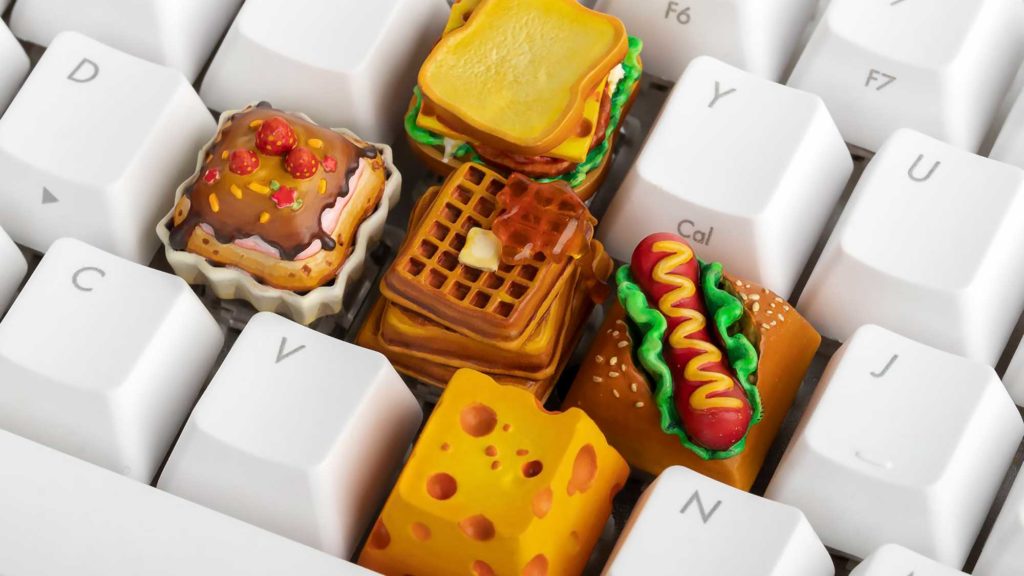 Keycaps Made To Look Like Real World Food Looks Absolutely