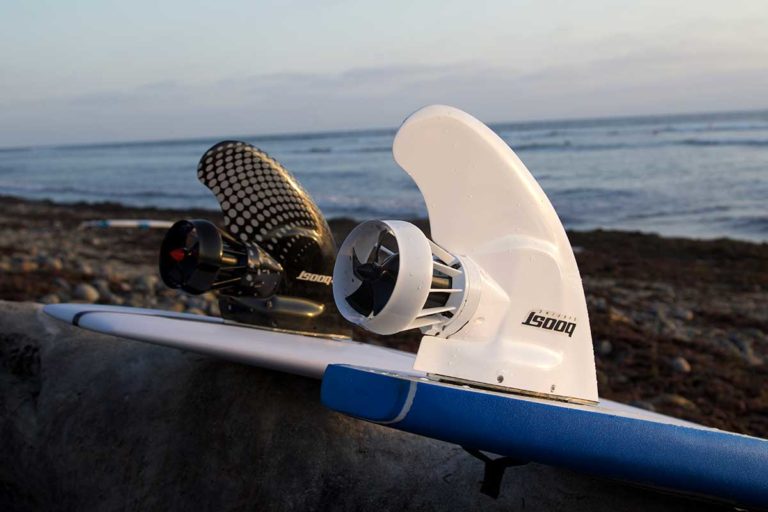 Boost Surf Electric Motorized Fin Turns Any Surfboard Into A Powered