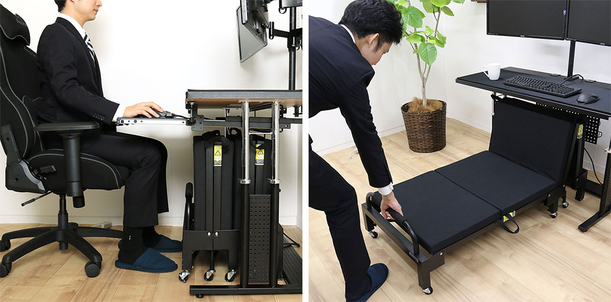 We Do Not Know If We Should Marvel Or Feel Sad That Under Desk Bed Exists