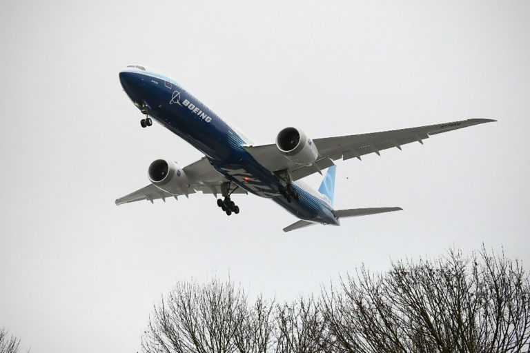Boeing 777X With Folding Wing Tips Successfully Completed First Flight