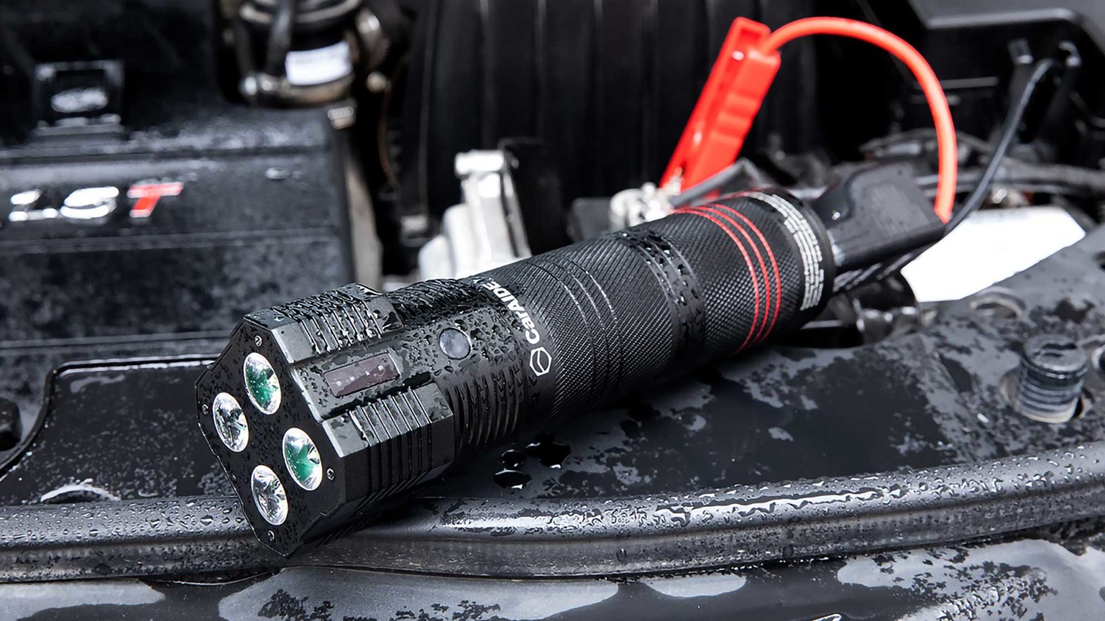 CarAIDE MultiTool Car Tool Is Part Flashlight, Part Car Jump Starter