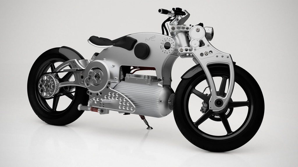 Curtiss Hades Electric Motorcycle Redesigned