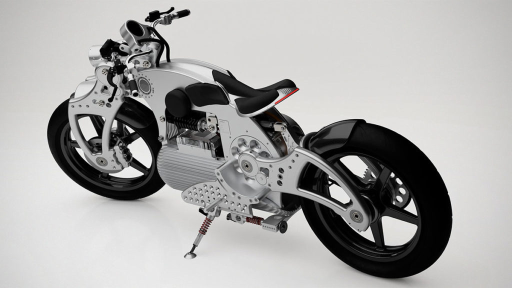 Curtiss Hades Electric Motorcycle Redesigned