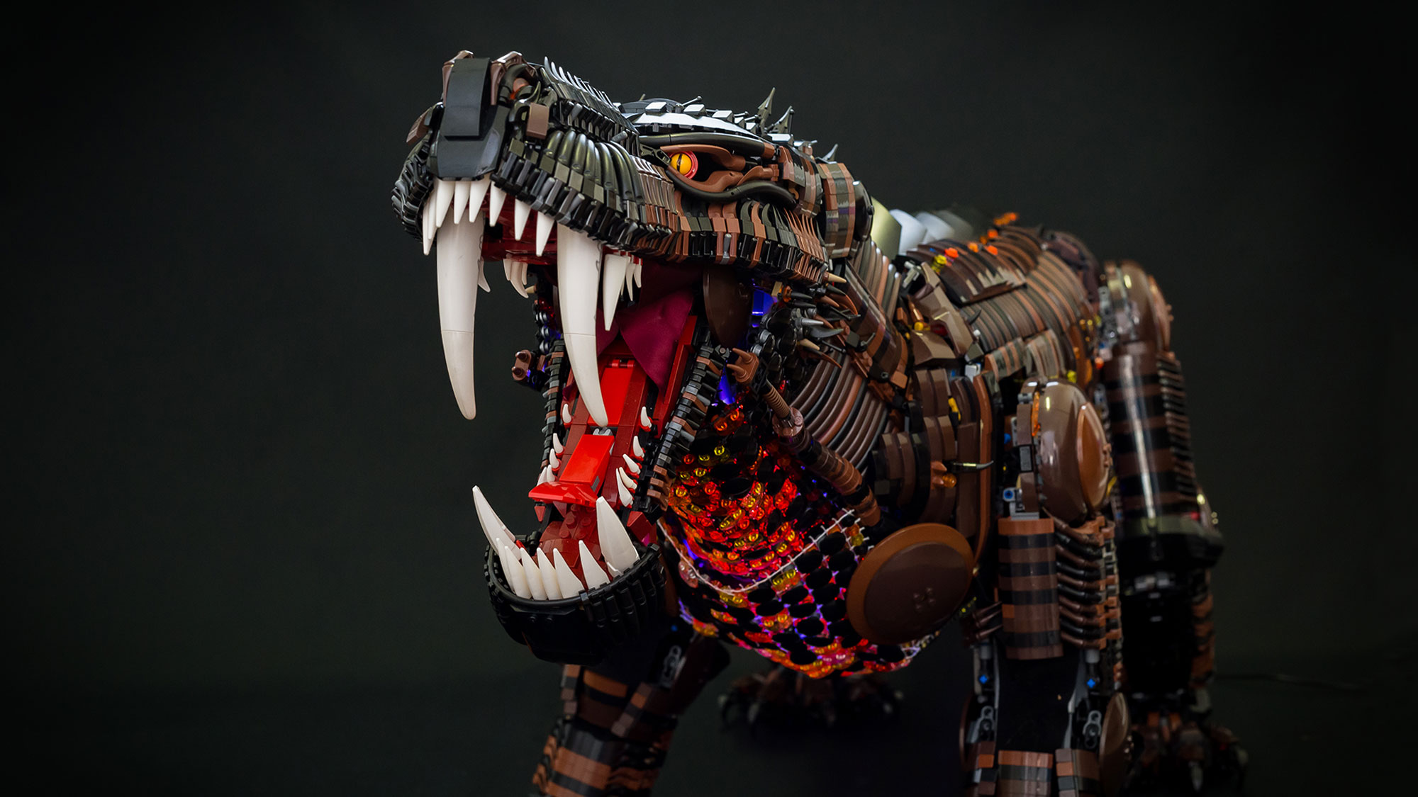 Believe It Or Not, This Sculpture Of A Beast Is Made Entirely Out
