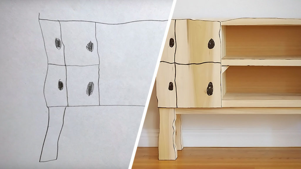 Dad Turns Son’s Drawing Into Real Furniture