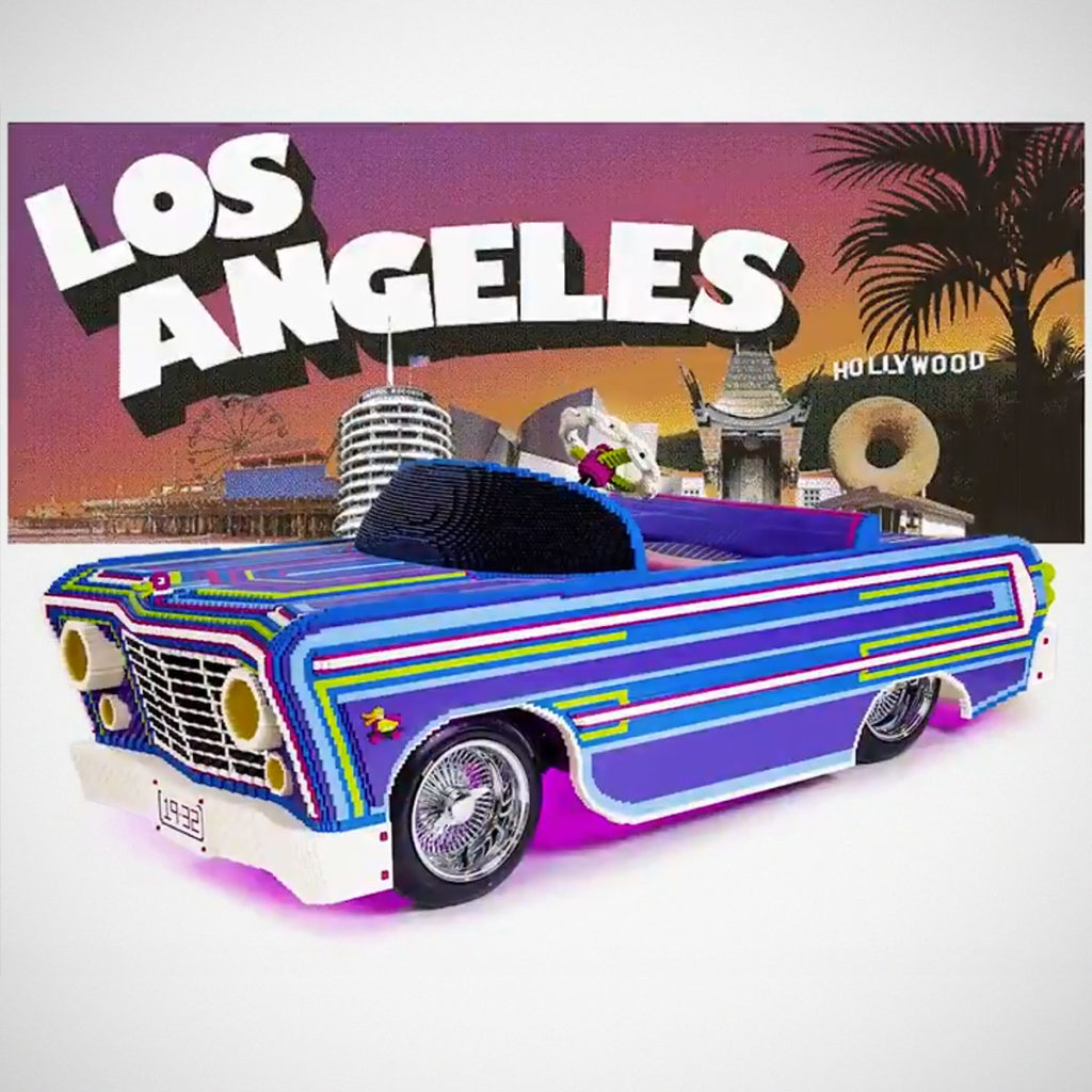 Drivable LEGO Low-rider at LA Auto Show 2019