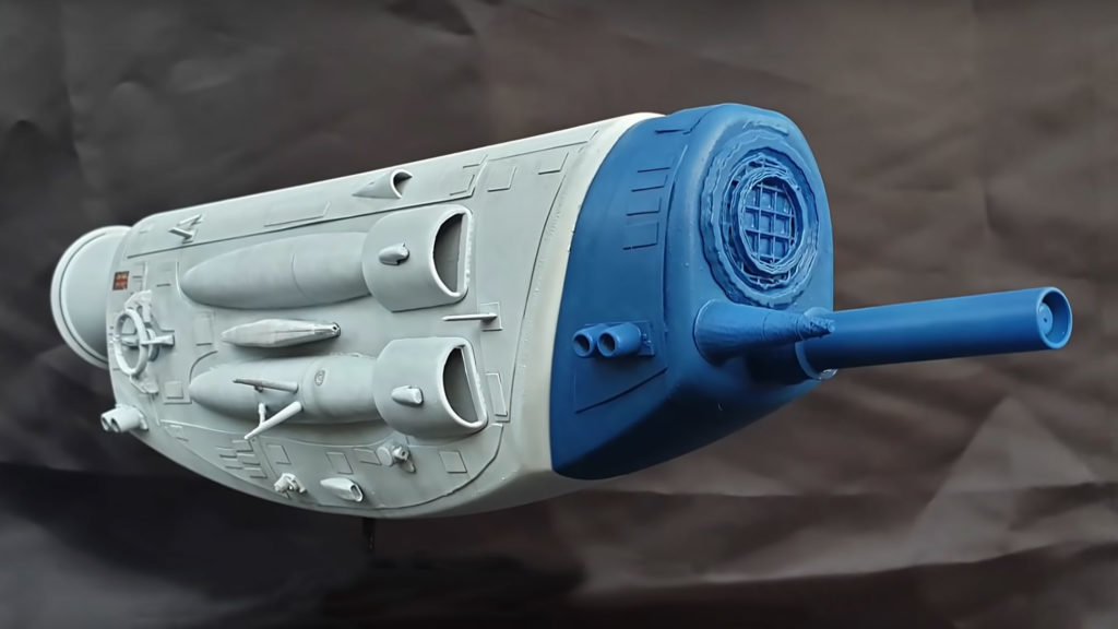 Man Turned Shampoo Bottle Into A Cool Spaceship