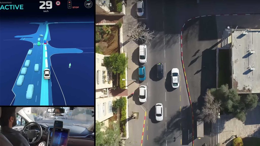 Mobileye Camera-driven Autonomous Vehicle
