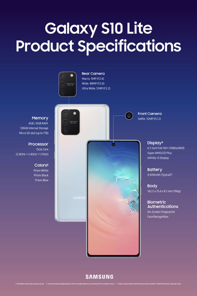 Samsung Galaxy S10 Lite and Galaxy Note10 Lite