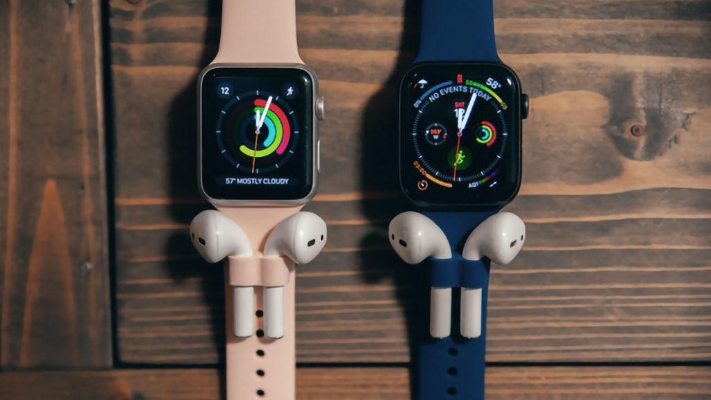 Apple Watch Band with AirPods Holder