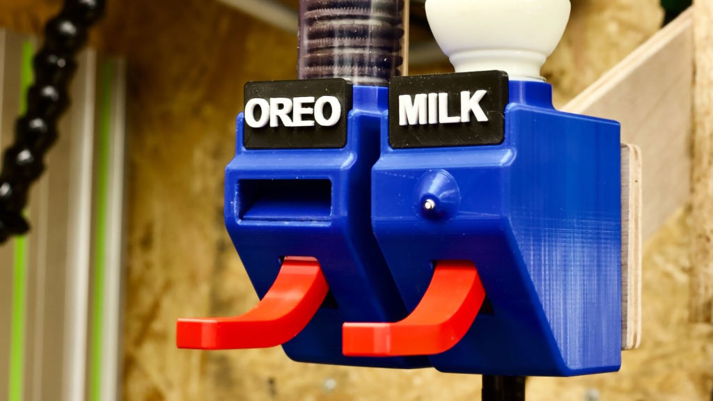 DIY Hands-free Oreo and Milk Dispenser