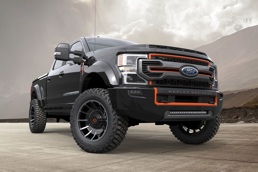 Harley-Davidson Fat Boy Ford F-250 Truck