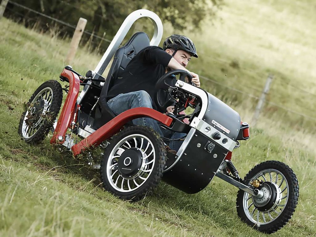 The Electric All Terrain Pendular Quadricycle