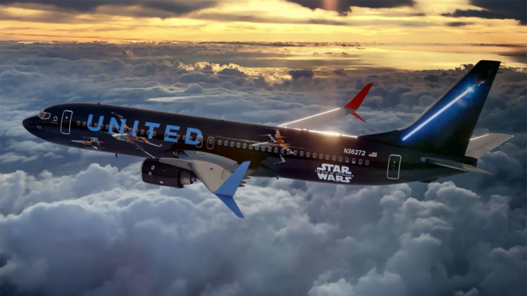 United Airlines x Star Wars: Rise of the Skywalker
