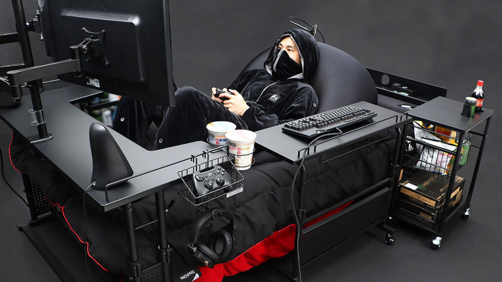 Bauhütte Gaming Bed Concept Setup