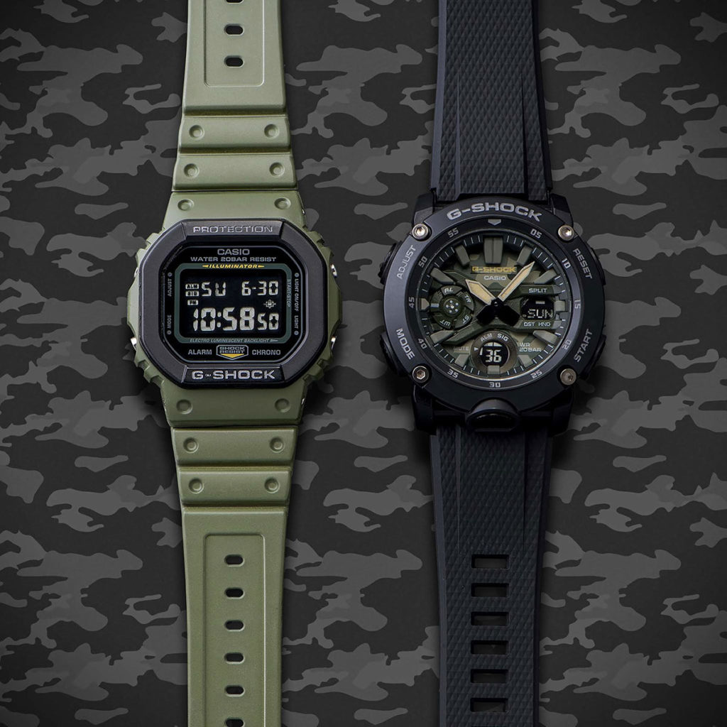 Casio G-Shock Street Utility Military Models