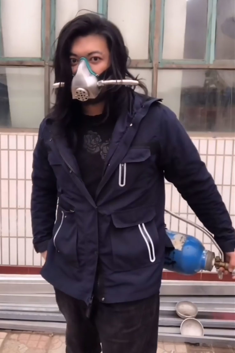 O2 Inhalation Masks Diy DIY Stainless Steel Mask With Oxygen Supply Makes The Current Outbreak ...