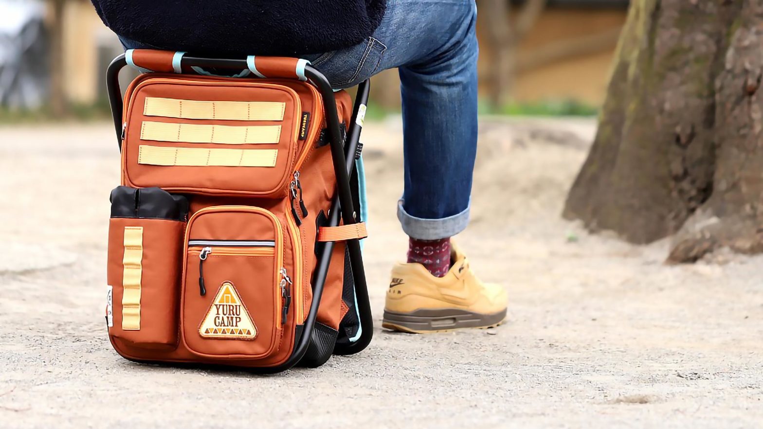 The Backpack Field Chair Seen In The Anime, Yurucamp, Is