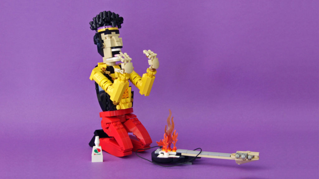 Custom LEGO Jimi Hendrix by pedrovezini_8152