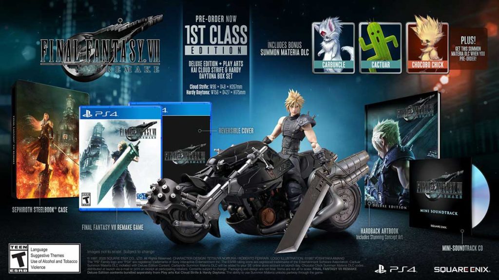 Final Fantasy VII Remake 1st Class Edition