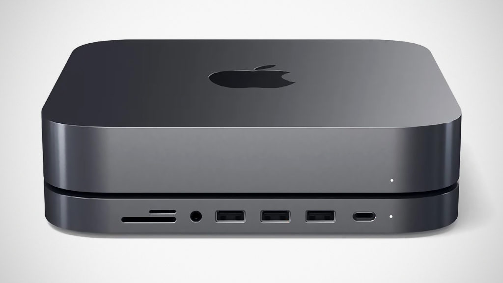 Satechi Type-C Aluminum Stand & Hub for Mac mini