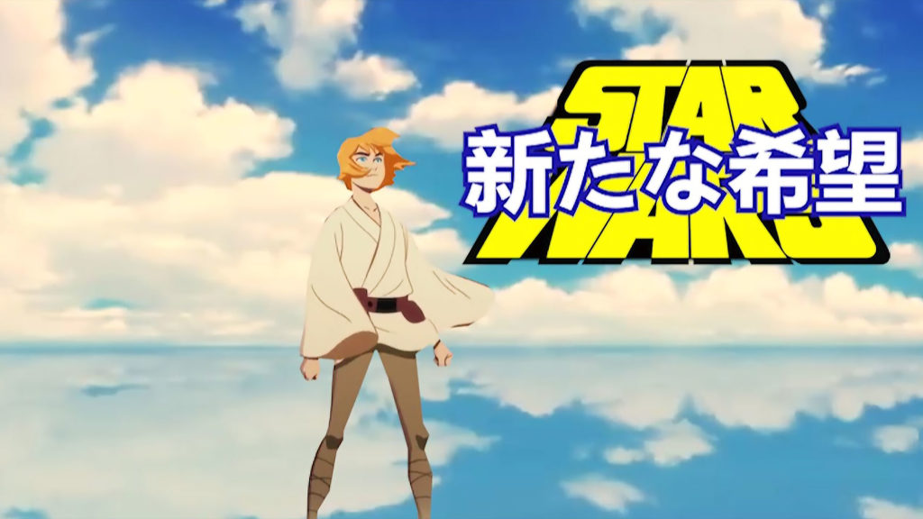 Star Wars Cartoon Re-edited Into Anime