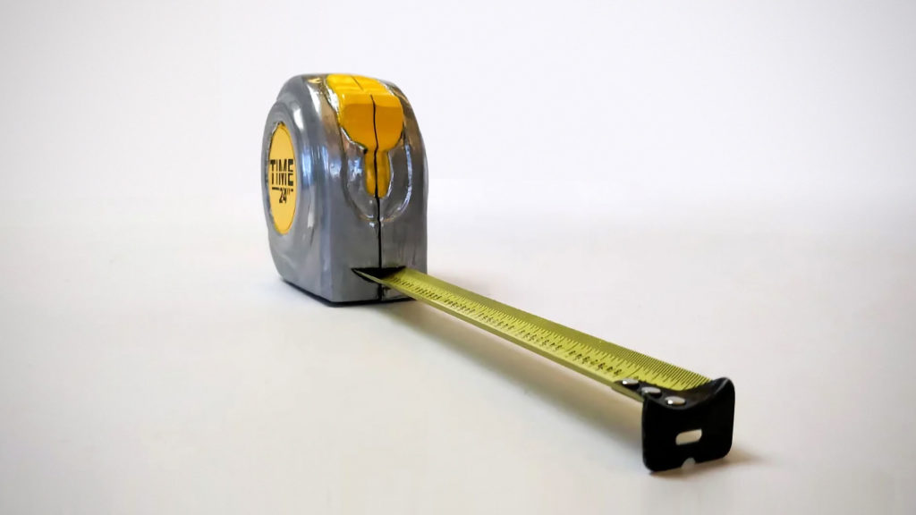 This Unique DIY Tape Measure Clock Literally Measures Time