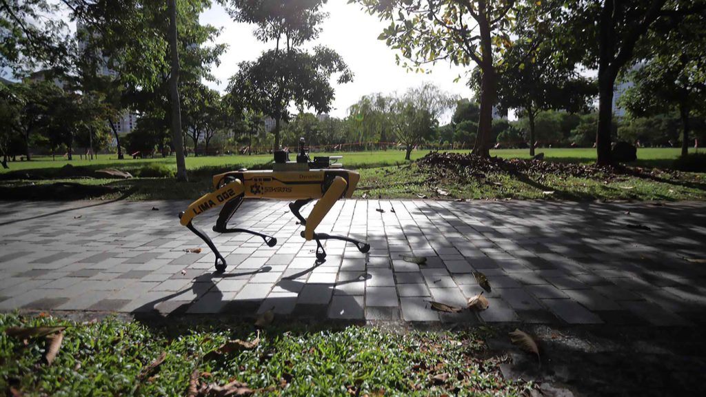 Boston Dynamics Spot in Singapore