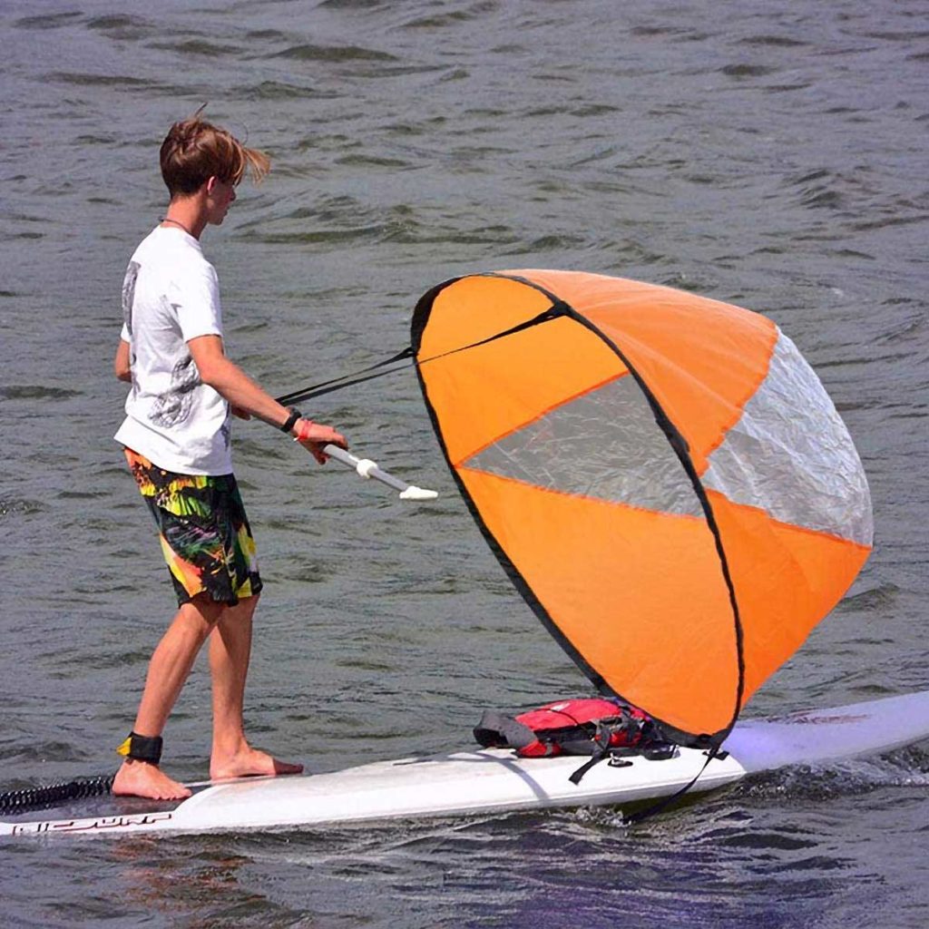 Caredy Pop-up Wind Sail for Paddle Board and Kayak