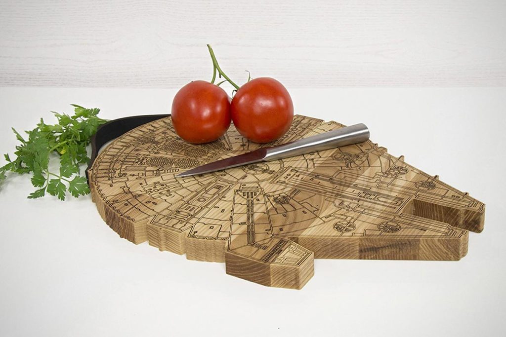 Millennium Falcon Wooden Cutting Board