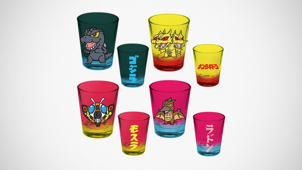 Surreal Entertainment Godzilla Shot Glass Set