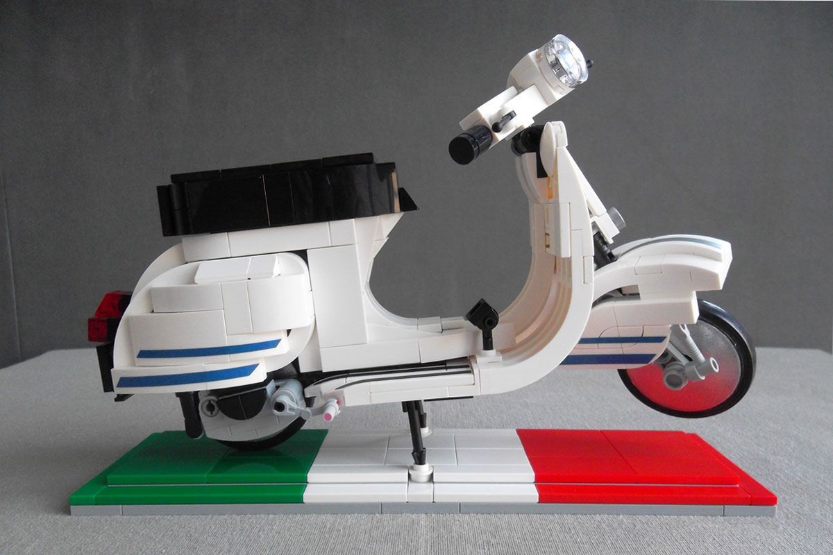 This 1978 Vespa LEGO Ideas Submission Totally Nailed The Look this-1978-vespa-lego-ideas-submission-totally-nailed-the-look